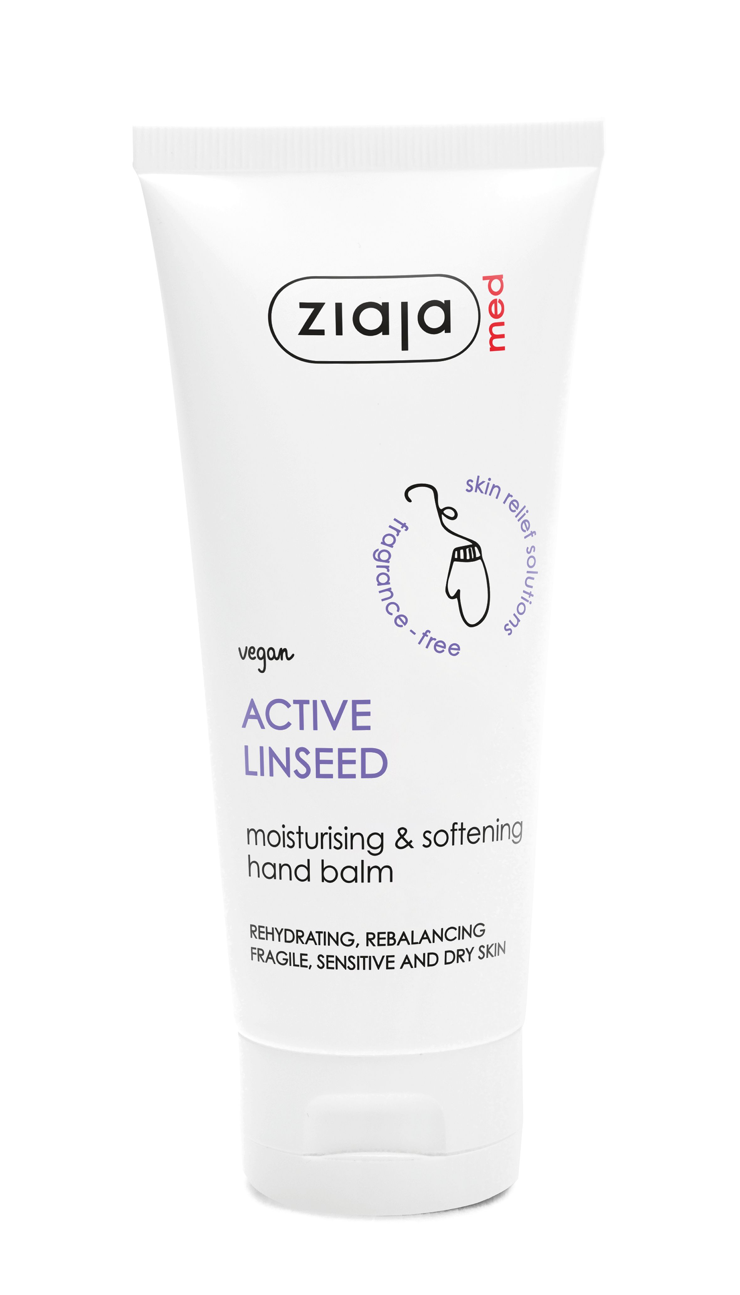 Ziaja Med Active Linseed Moisturising & Softening Hand Balm 100ml