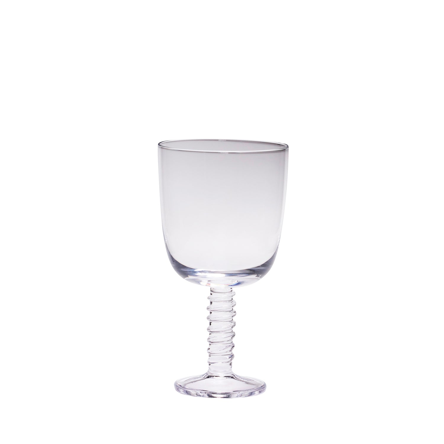 Hübsch rode wijnglas Clink - kristal - ø9xh17cm