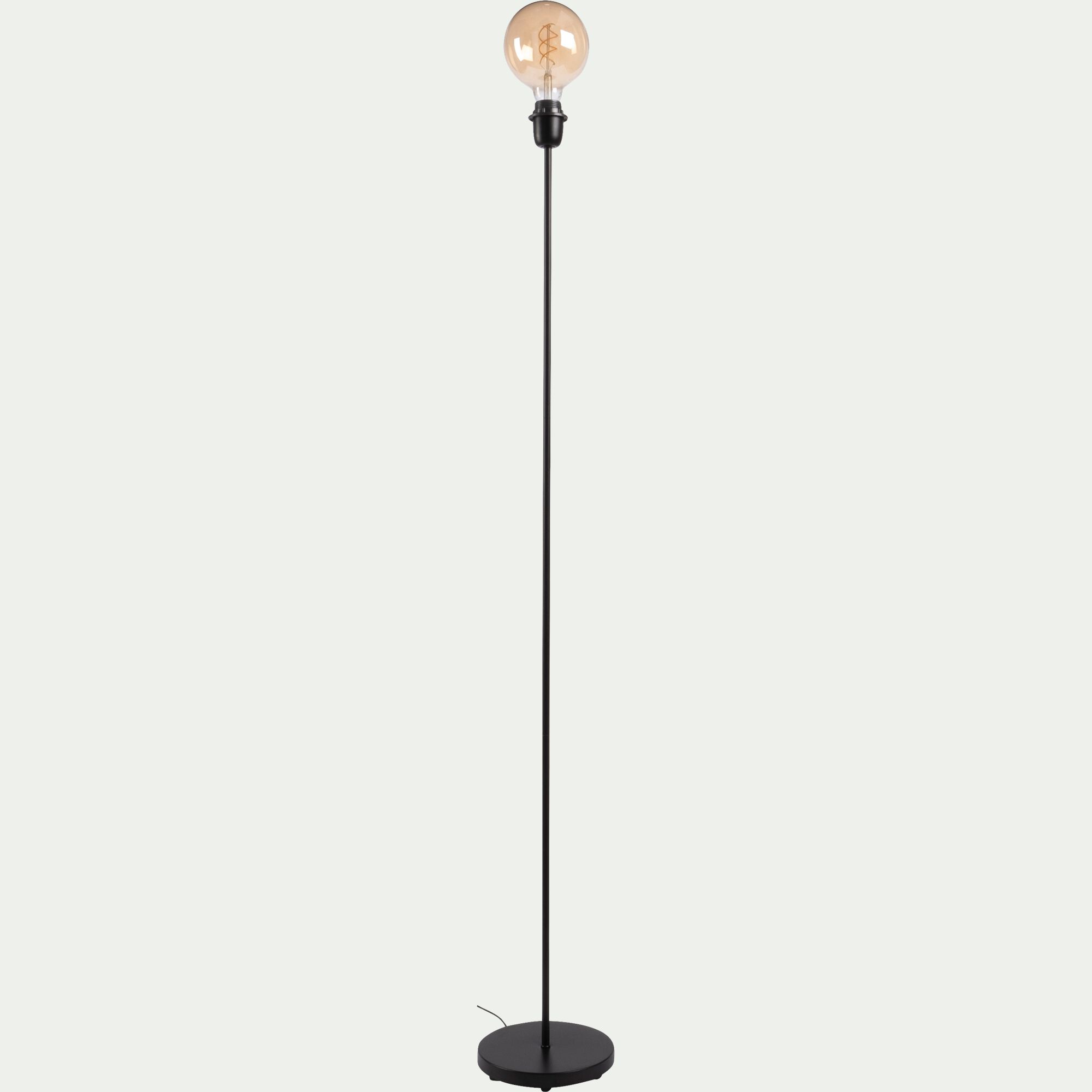 MIKY - Pied de lampadaire en métal - H140cm noir