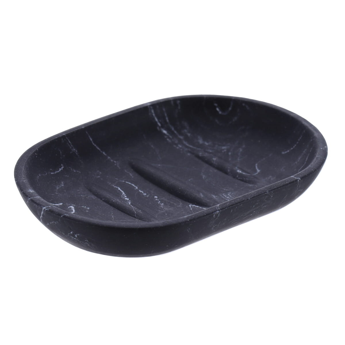 Mydelniczka Everist Black Marble stojąca na blat