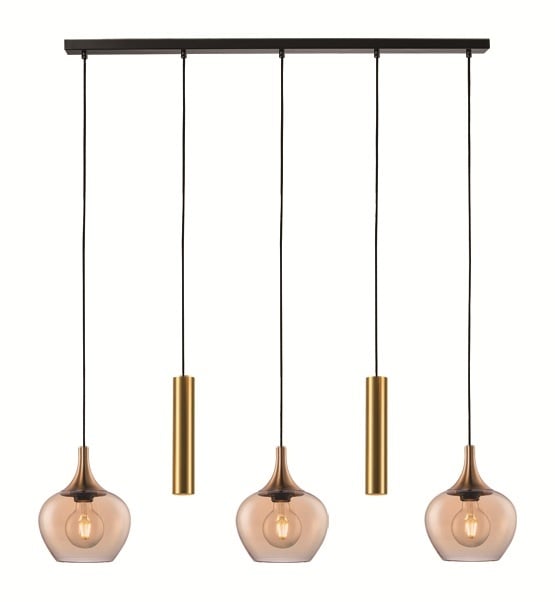 Freelight Freelight Hanglamp Fresu Glas Ø 19 cm & Koker Ø 5.5 cm 5