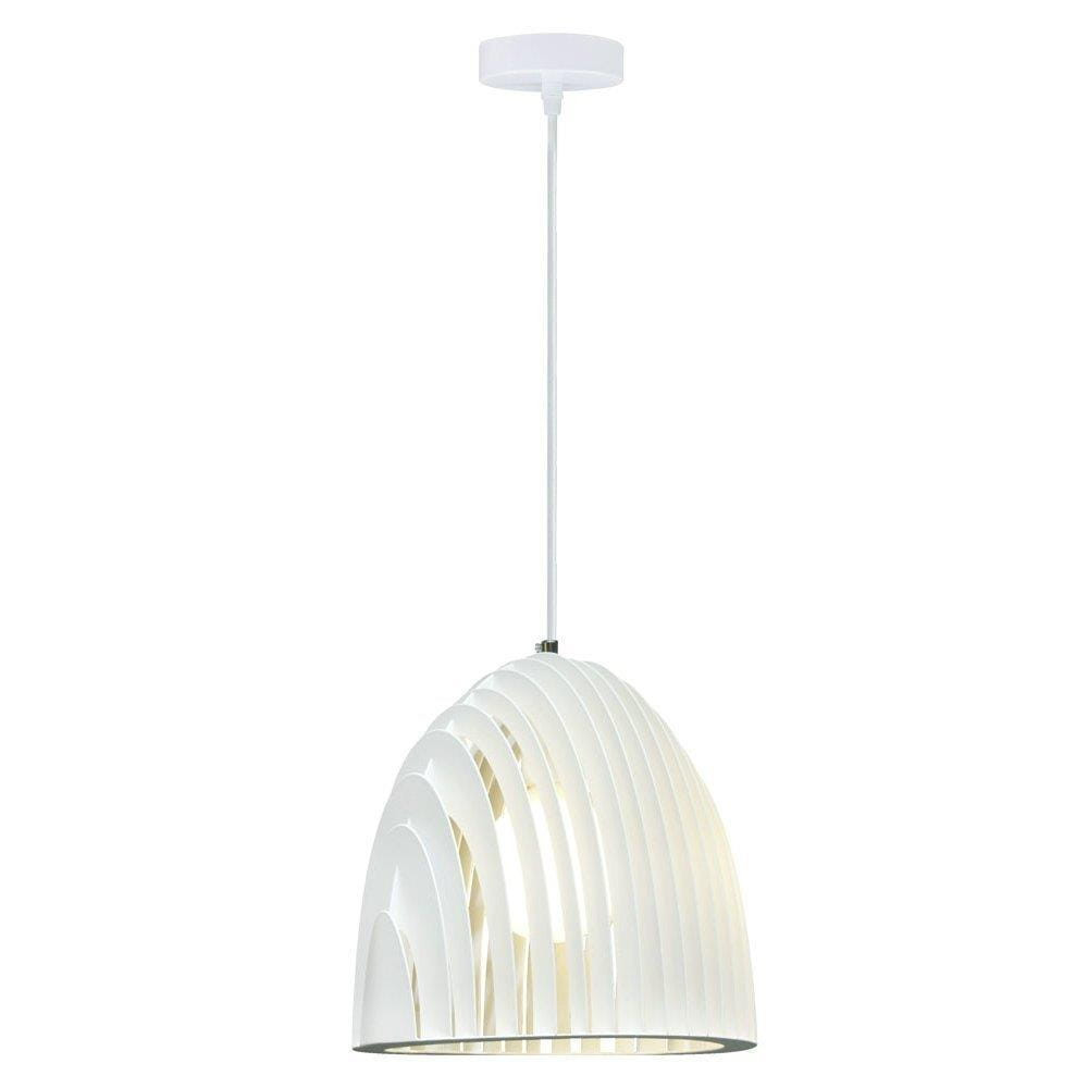 Lampa wisząca biała VT-7255 1xE27x60W wym: 100x25x25 cm V-TAC