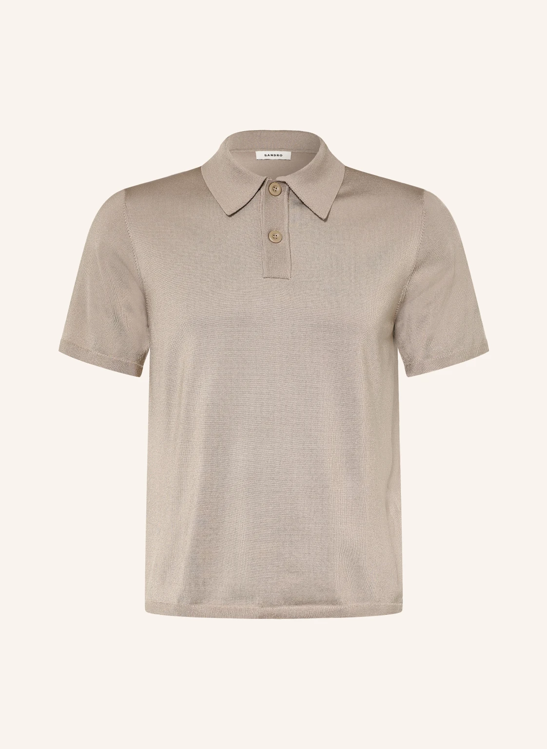 SANDRO Strick-Poloshirt
