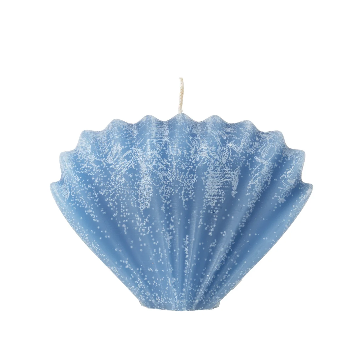 Broste Copenhagen - Seashell Kerze, Muschel, baja blue