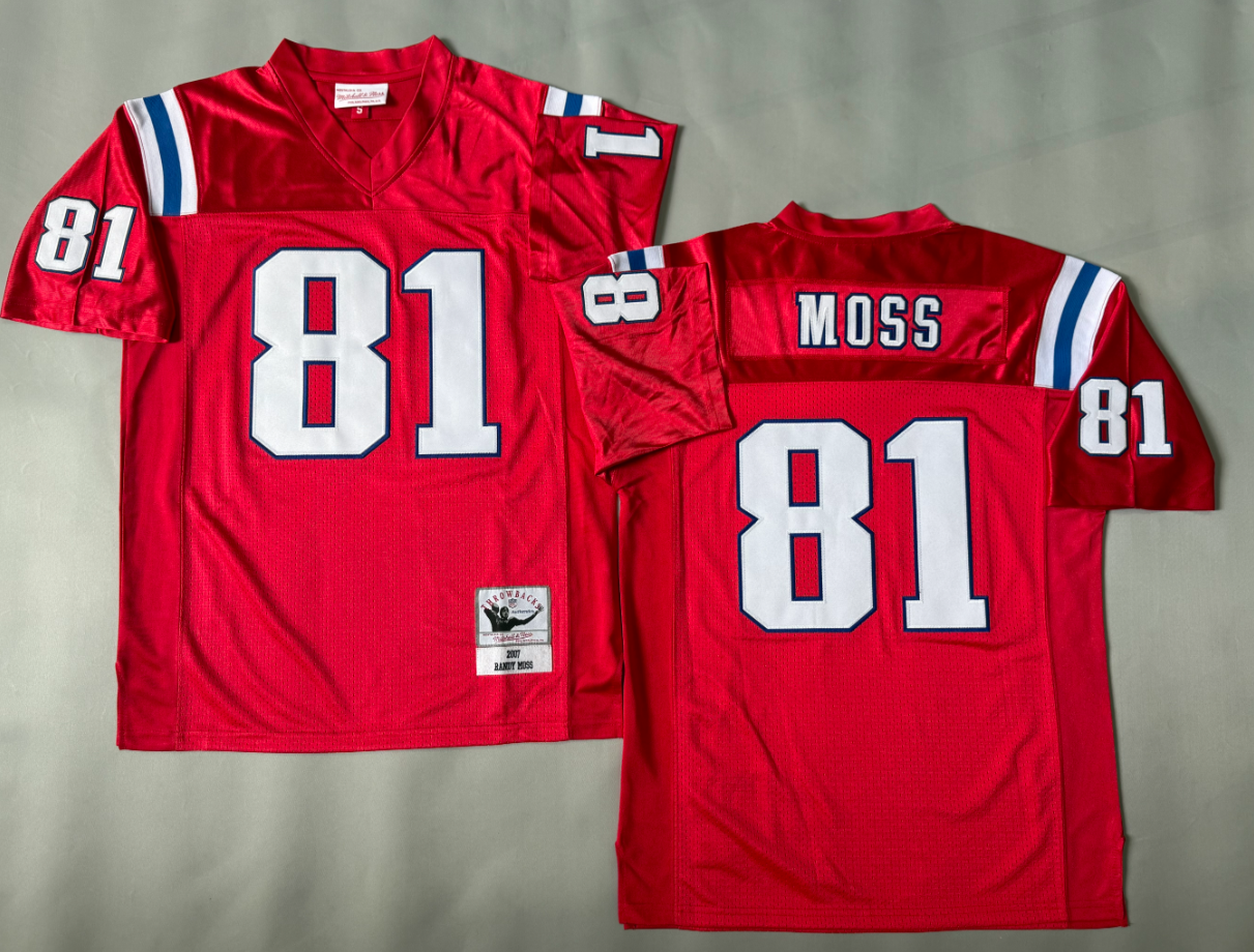 Randy Moss New England Patriots Authentic Throwback Retired Player Jersey