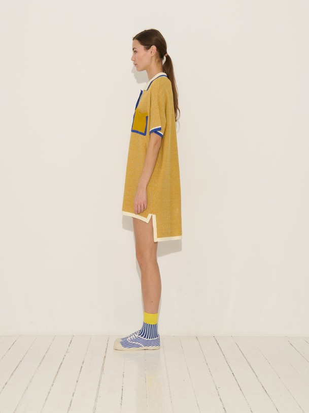 Robe peterson ivoire-caramel