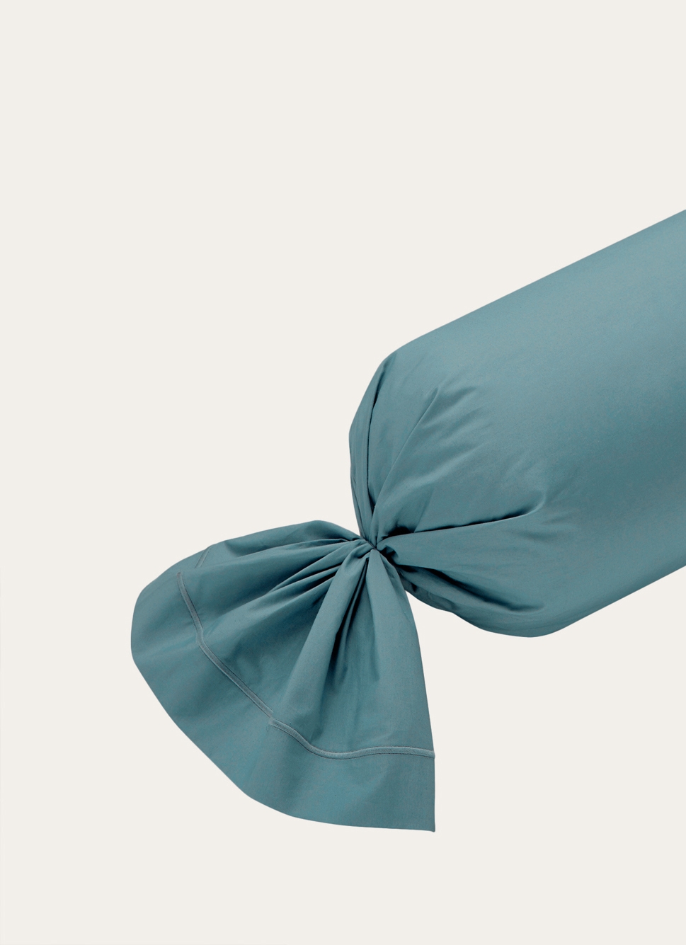 TAIE DE TRAVERSIN EN PERCALE DE COTON VERT