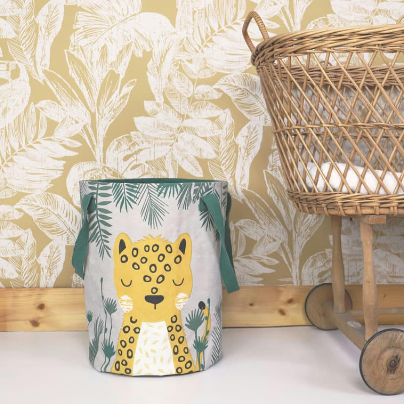 - Panier de rangement léopard Sören (30 x 40 cm)