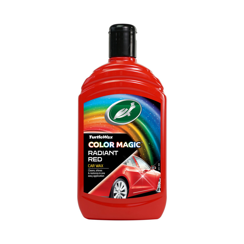 Cire de polissage pour voiture Color Magic rouge rayonnant 0,5 L TURTLE WAX