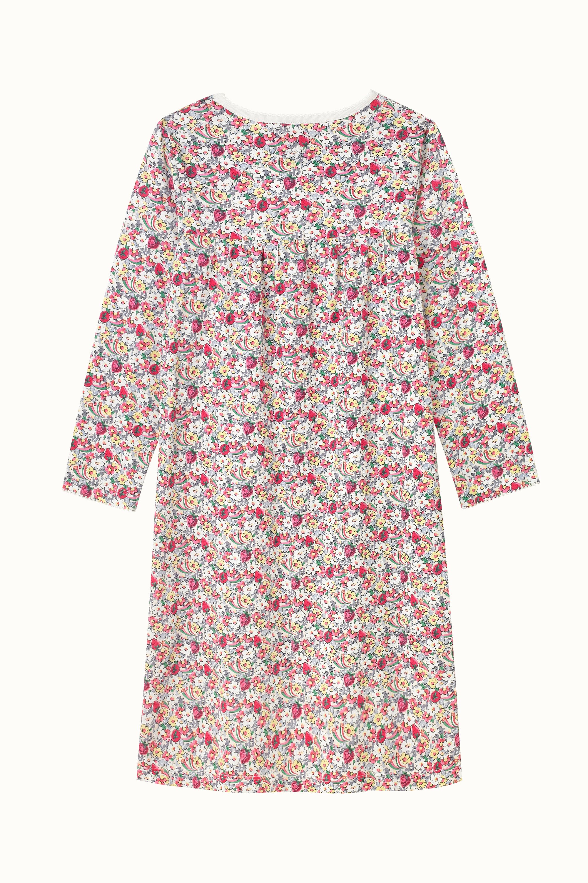 Self Care Ditsy Long Sleeve Jersey Nightie (2-12 Years)