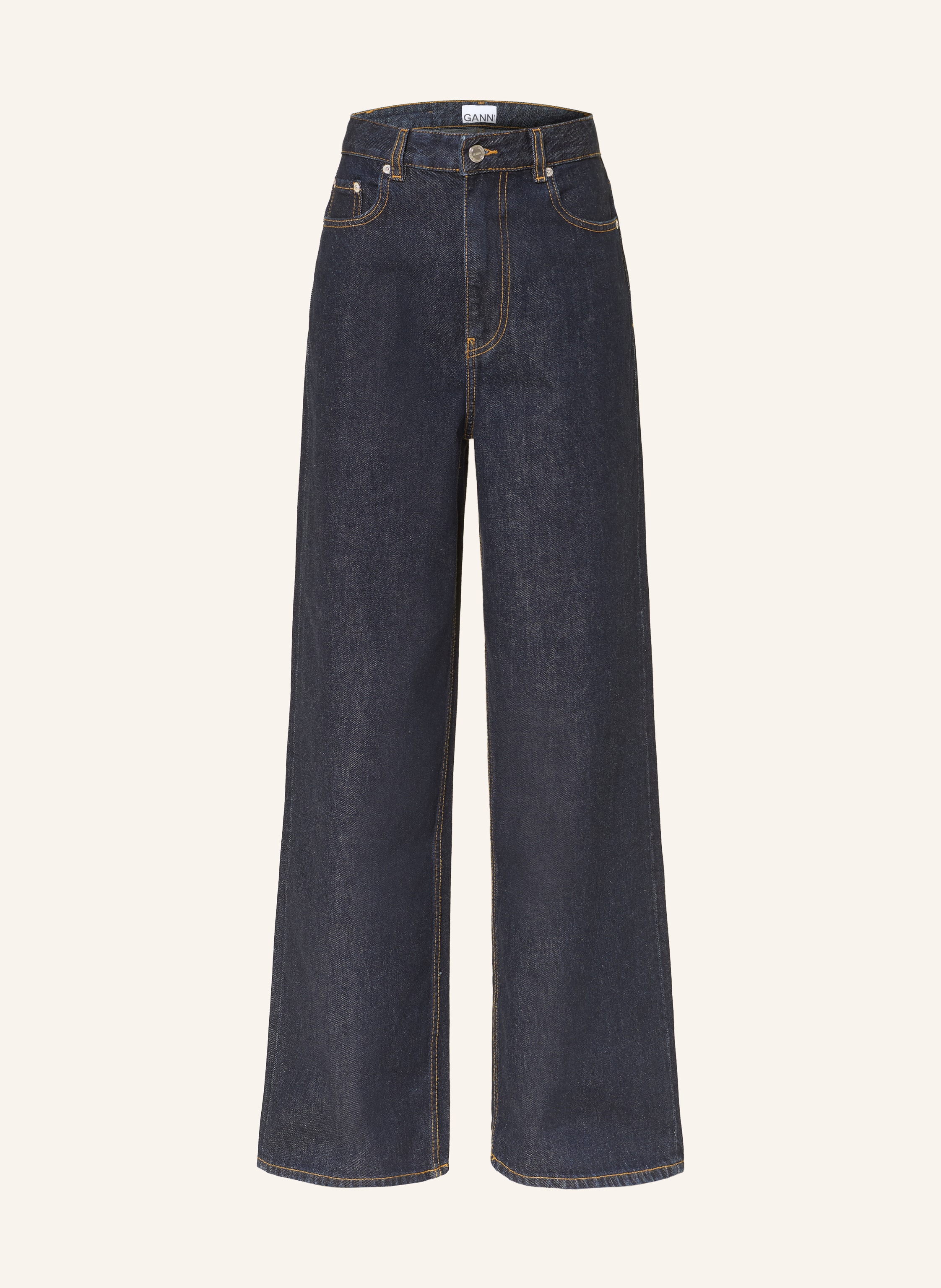 GANNI Straight Jeans