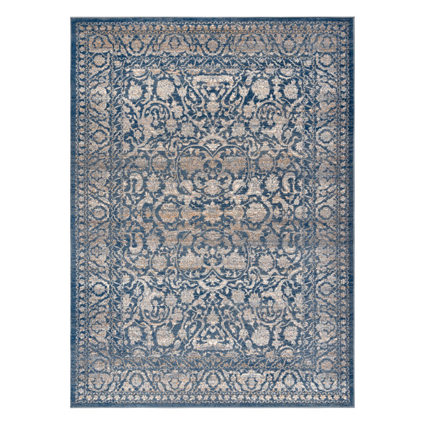 Dywan wełniany NAIN Ornament, ramka, vintage 7557/51644 beż / 80x150 cm