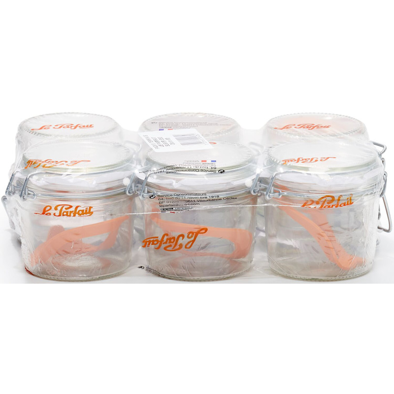 Bocal à terrine Super 0,35 kg Ø 85 mm 6 pièces LE PARFAIT