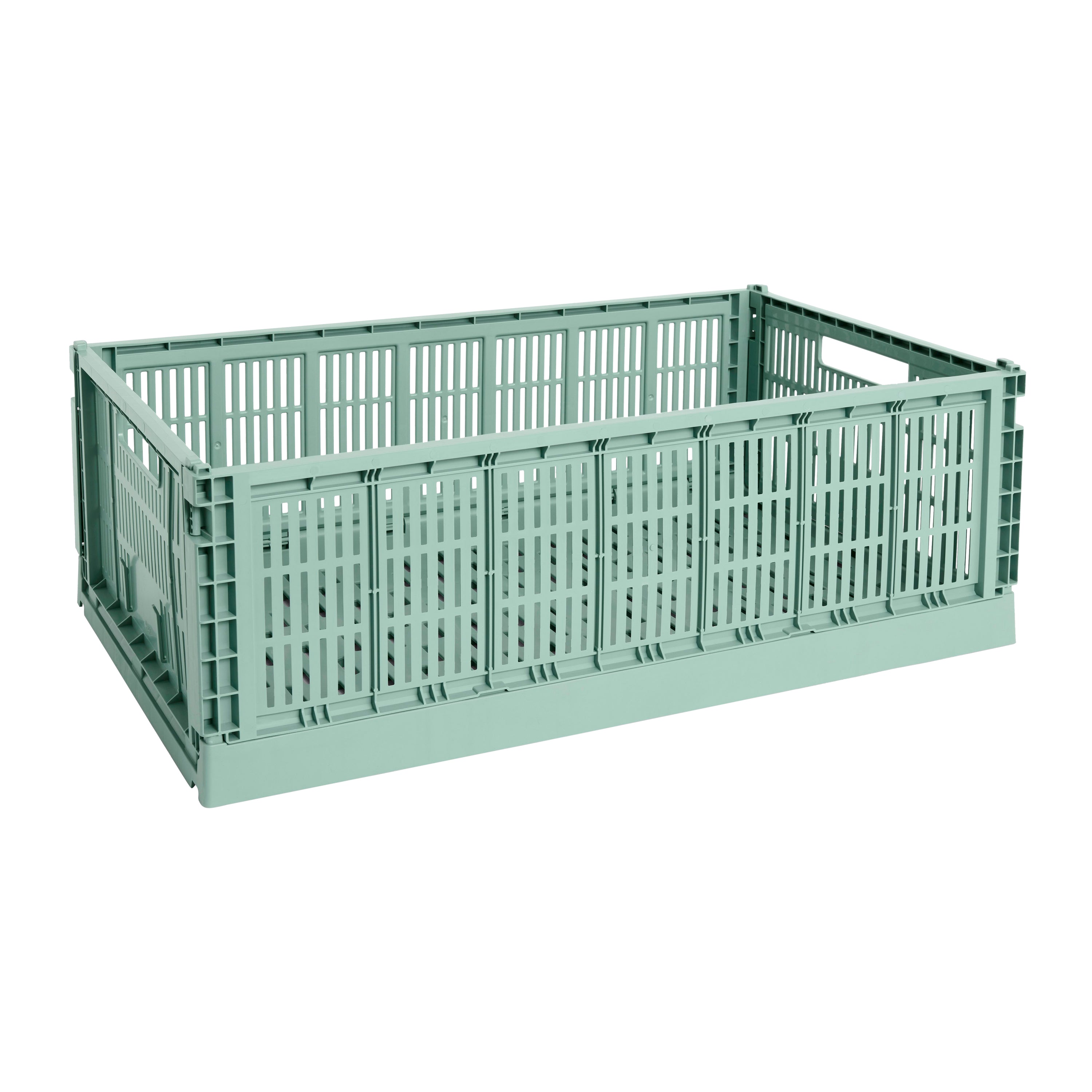 HAY Colour Crates Krat XL - Rechthoekig - Sage Groen