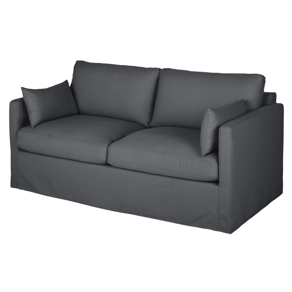 Julia - Canapé 2/3 places gris ardoise