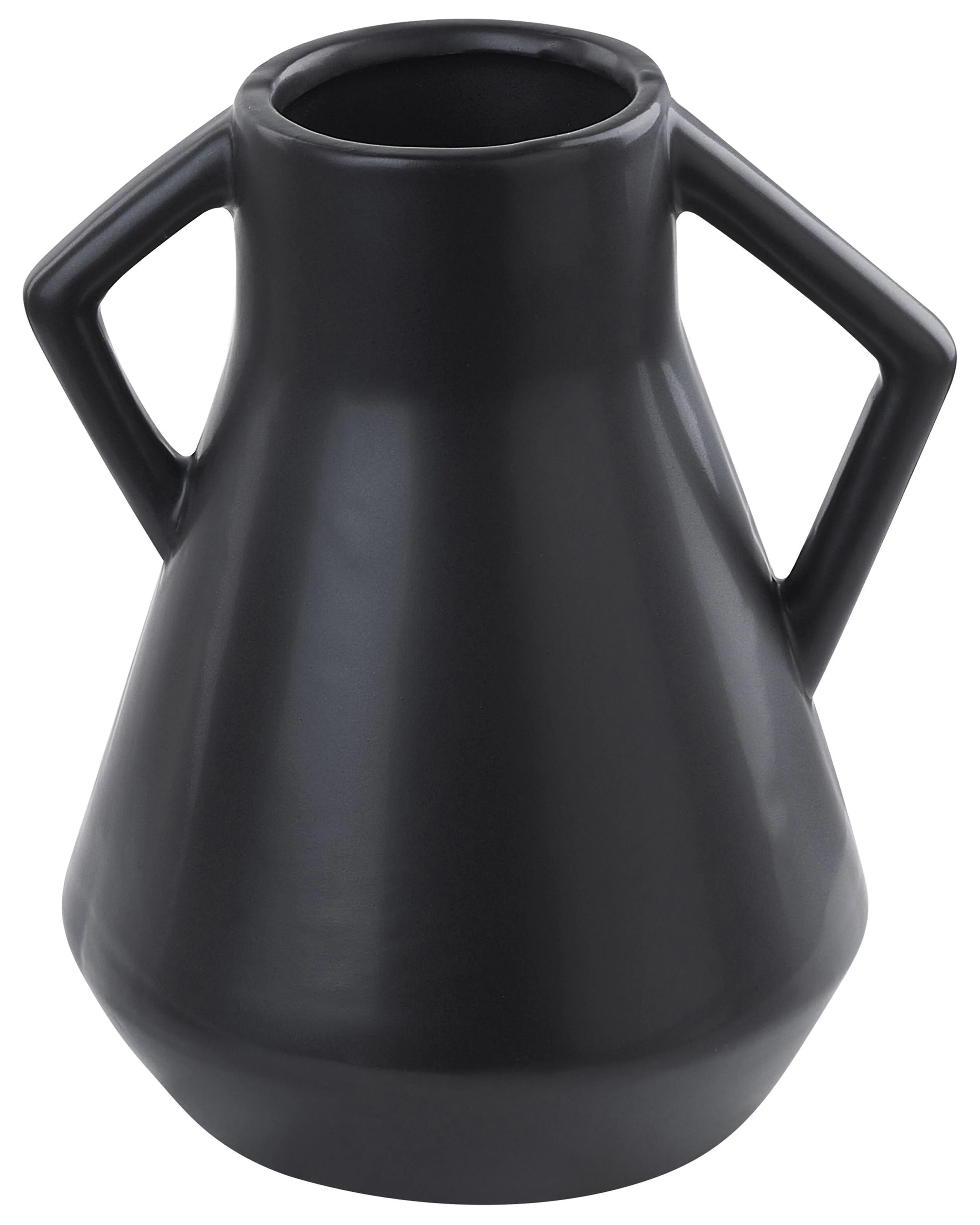 Flower Vase FERMI Ceramic 20 cm Black