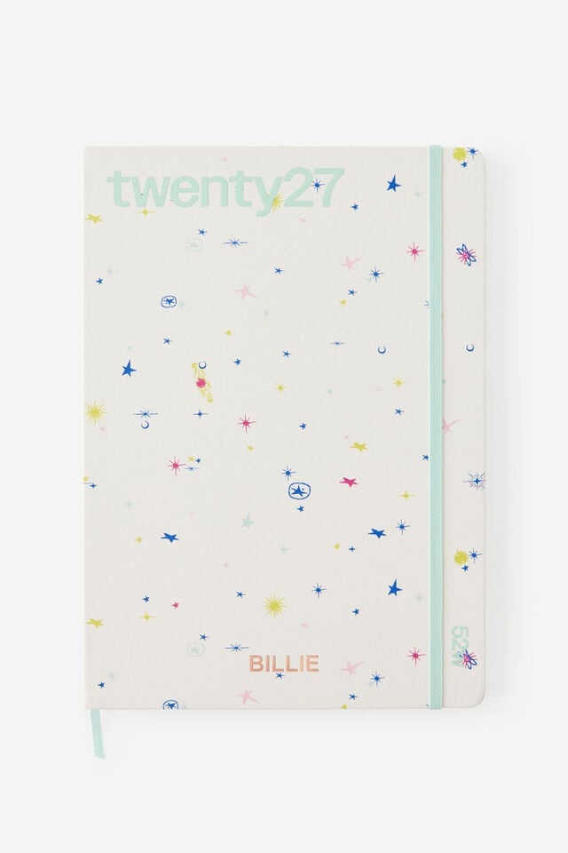 Personalised 2027 A4 Weekly On Schedule Diary