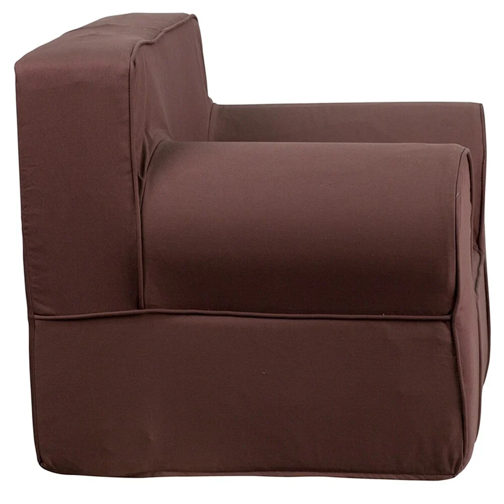 Boerne Comfortable Children Brown Armrest Chair