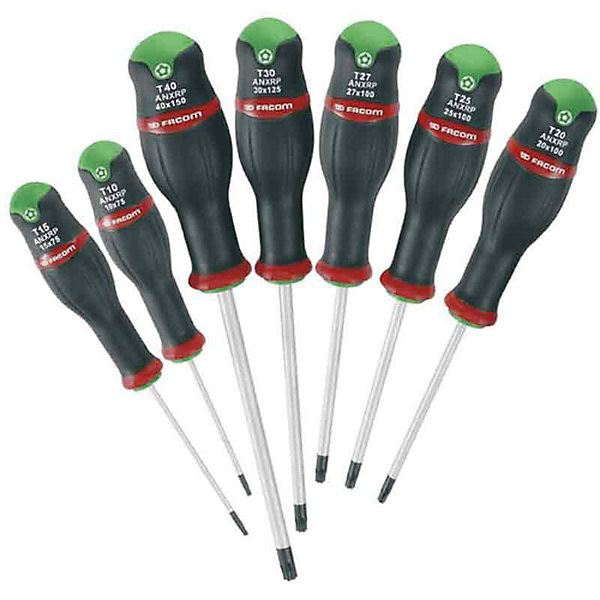 Jeu De 7 Tournevis Protwist Resistorx Plus Facom Atxrp.j7pb
