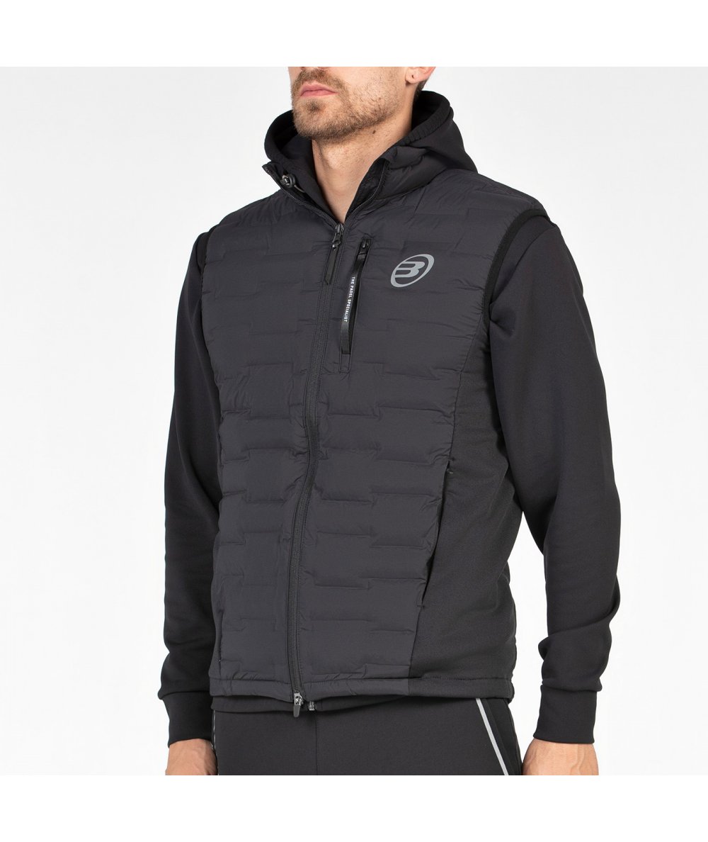 CHALECO BULLPADEL BARDA NEGRO