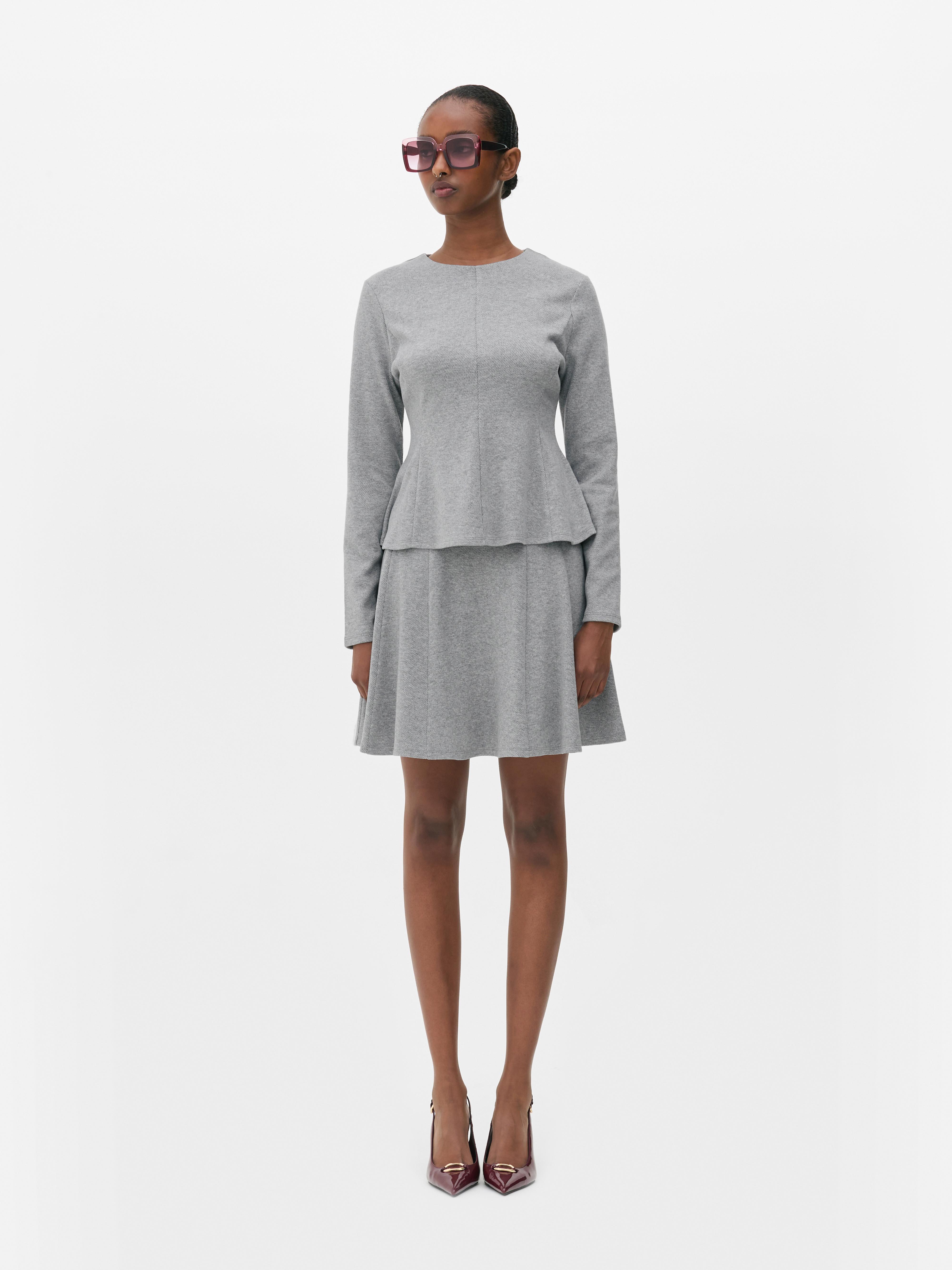 Long Sleeve Peplum Top