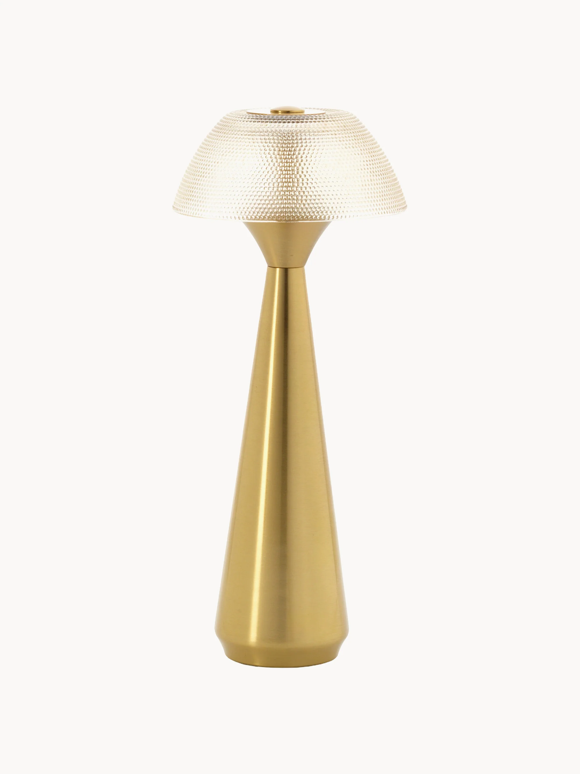Tragbare LED-Tischlampe Mushlampio, dimmbare