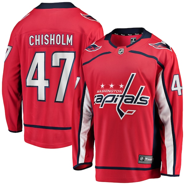 Declan Chisholm Washington Capitals  Home Breakaway Jersey - Red