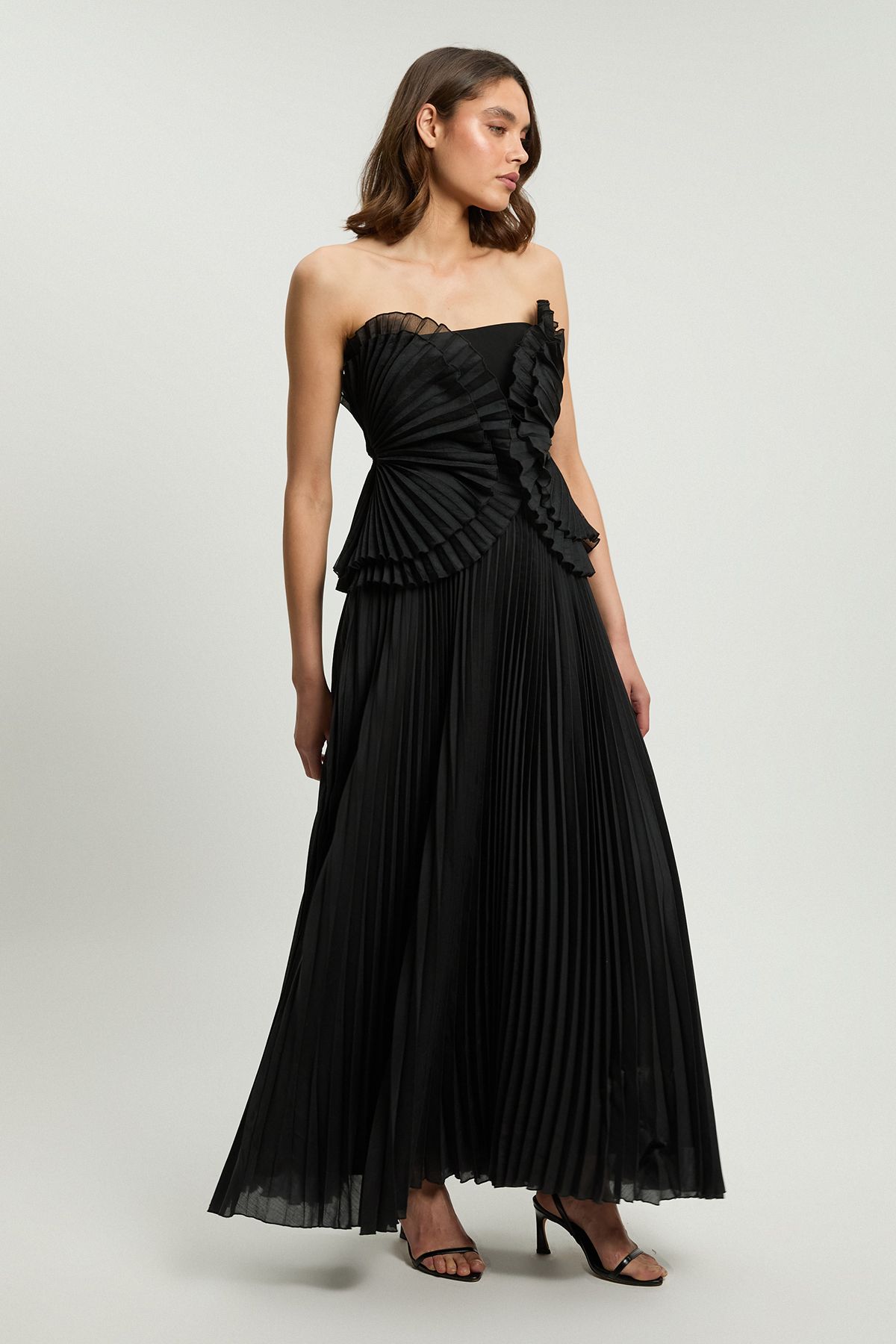 KarenMillen Pleated Maxi Dress