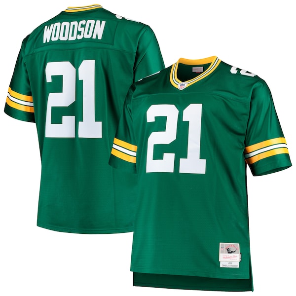 Charles Woodson Green Bay Packers Big & Tall 2010 Retired Player Replica Jersey - Green
