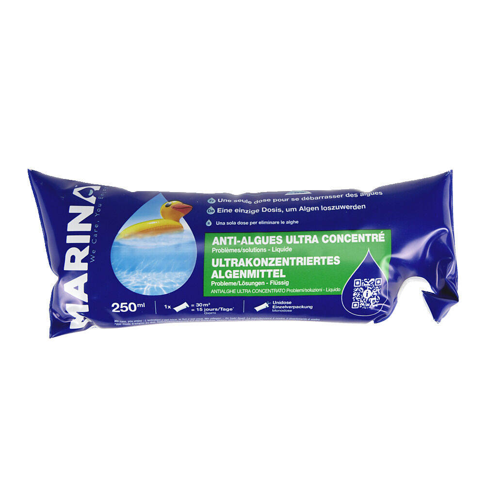Anti algues concentré berlingot 250ml Marina