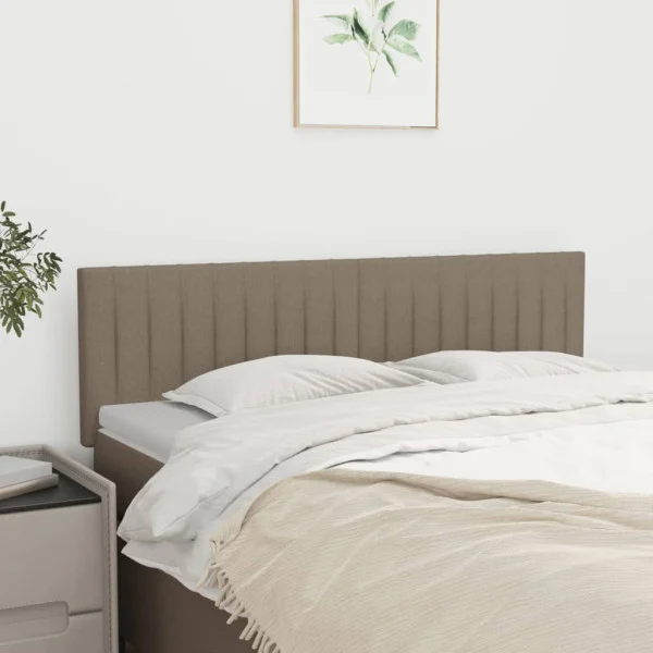 VidaXL Zagłówki do łóżka 2 szt. Taupe