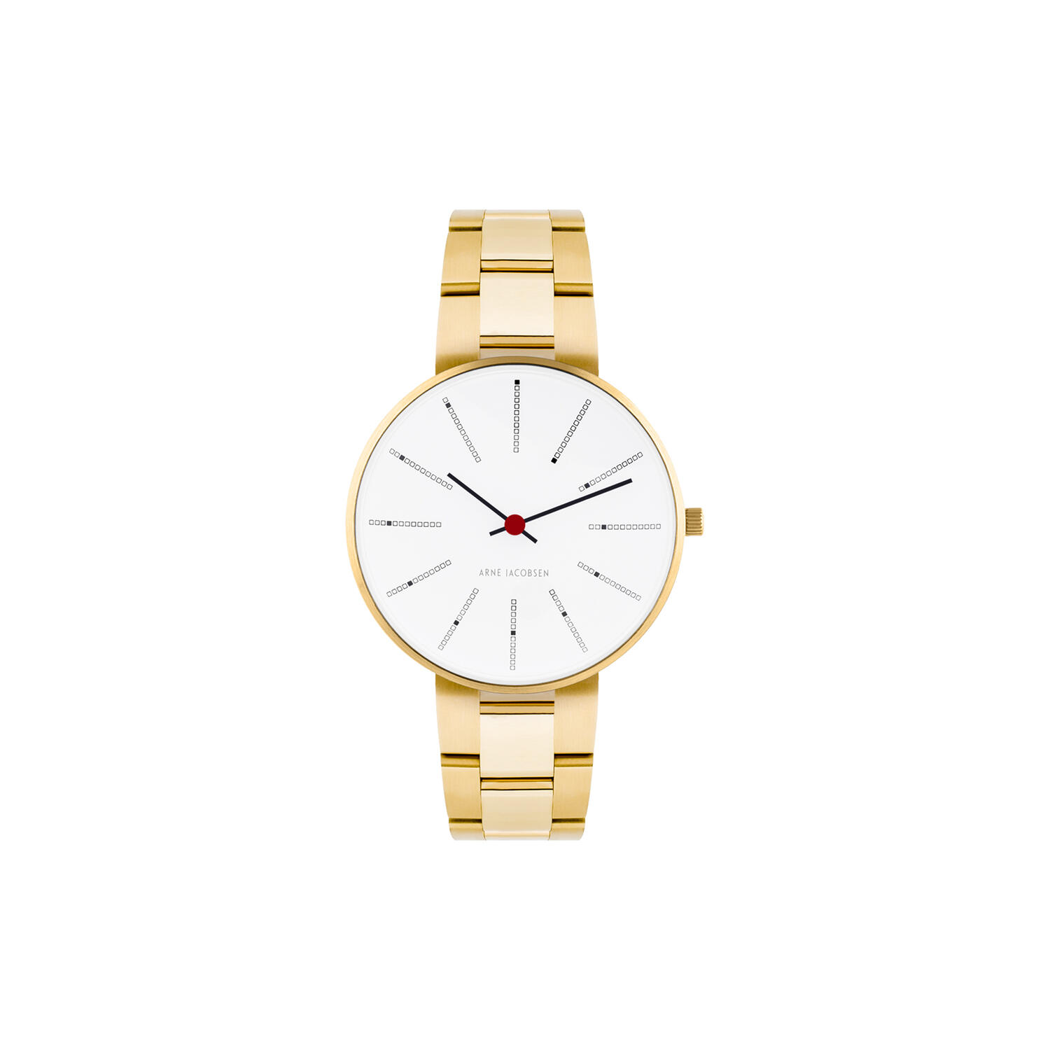 Bankers armb&aring;ndsur, white/gold/gold