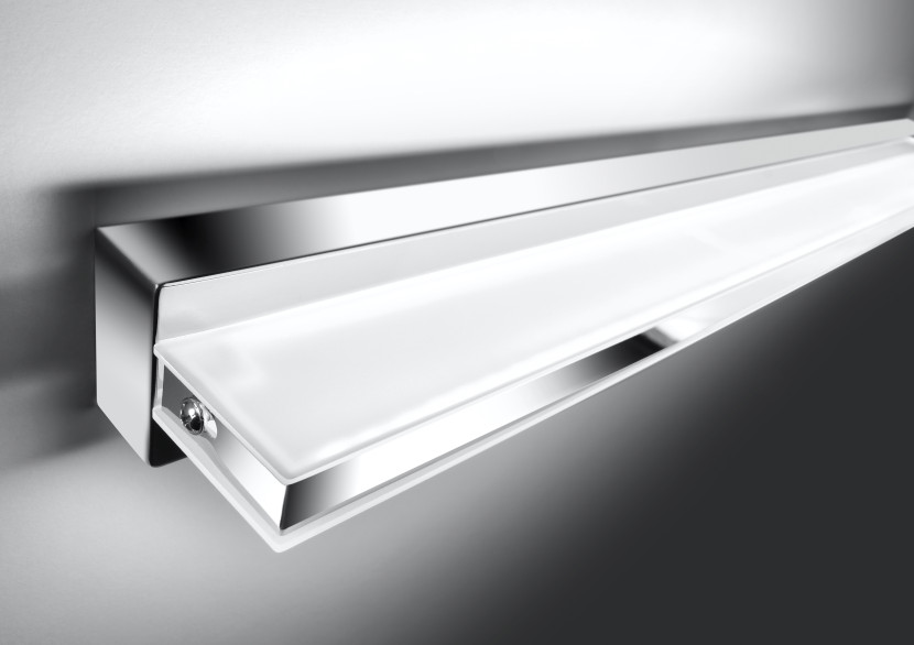 Lampa sufitowa SUMO listwa led 60 cm 12w stal nierdzewna