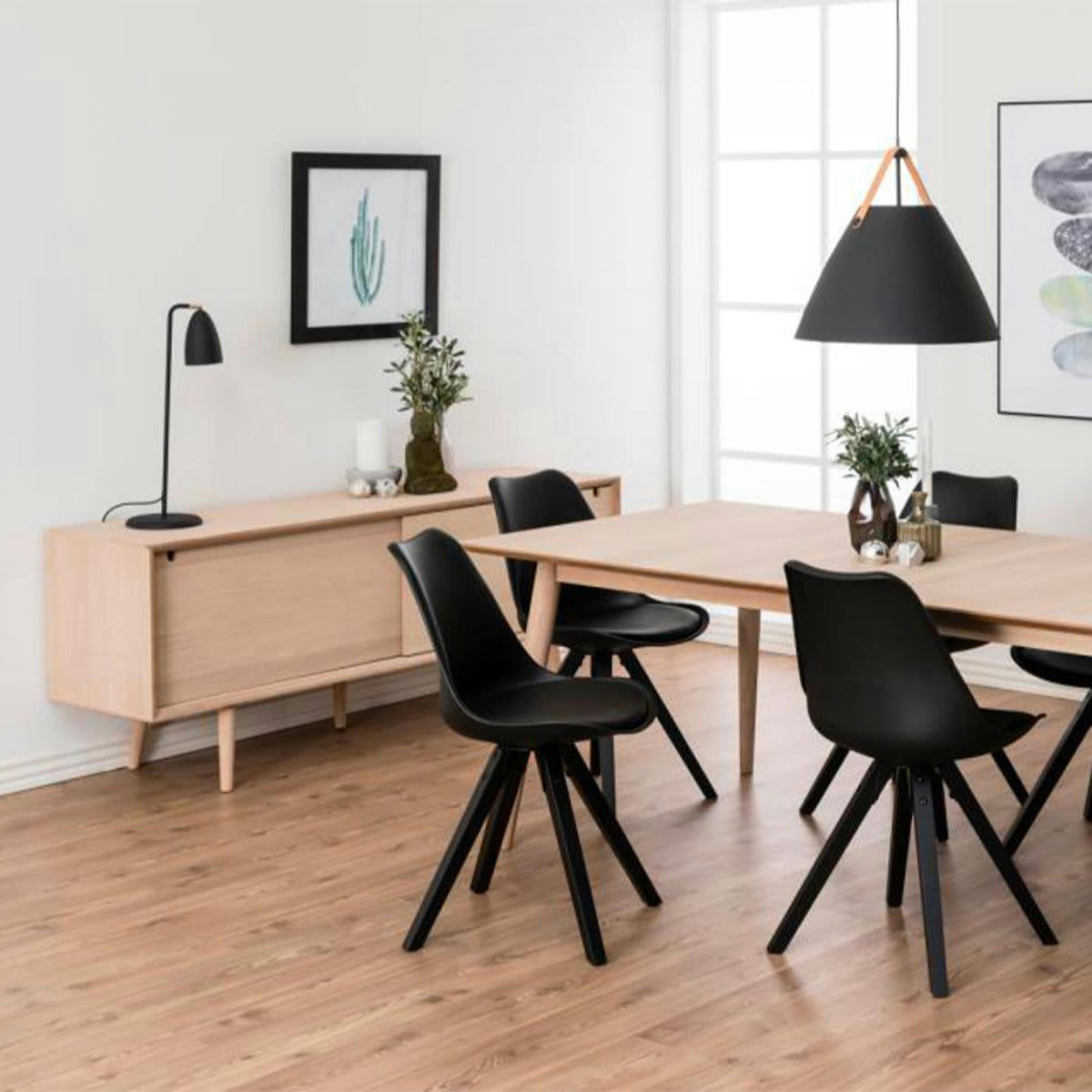 TWENTY - Buffet en bois de chêne clair 2 portes 180cm