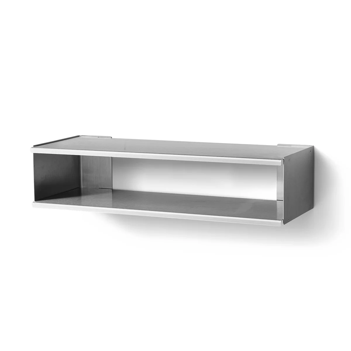 Form & Refine - Taper Konseole & Schuhregal, 18 x 75 cm, Edelstahl gebürstet