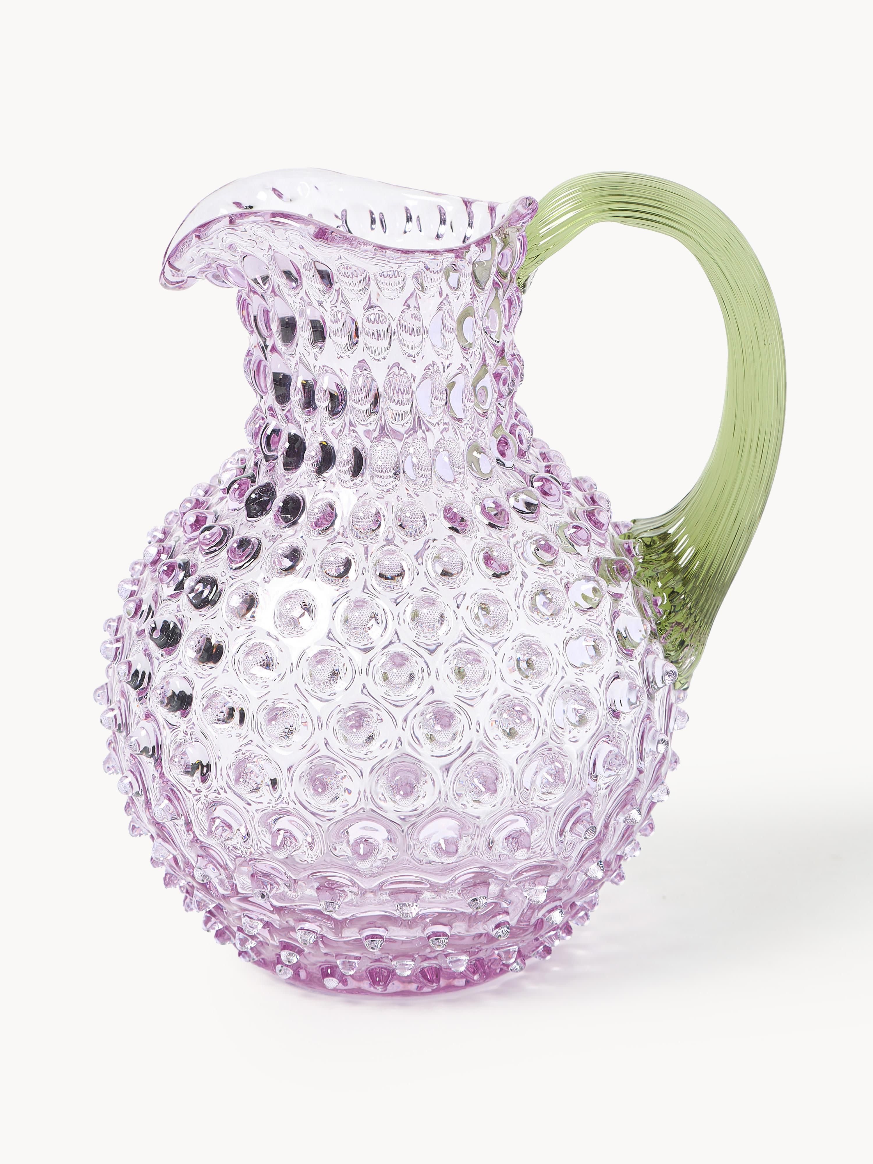 Mundgeblasener Krug Hobnail, 2 L
