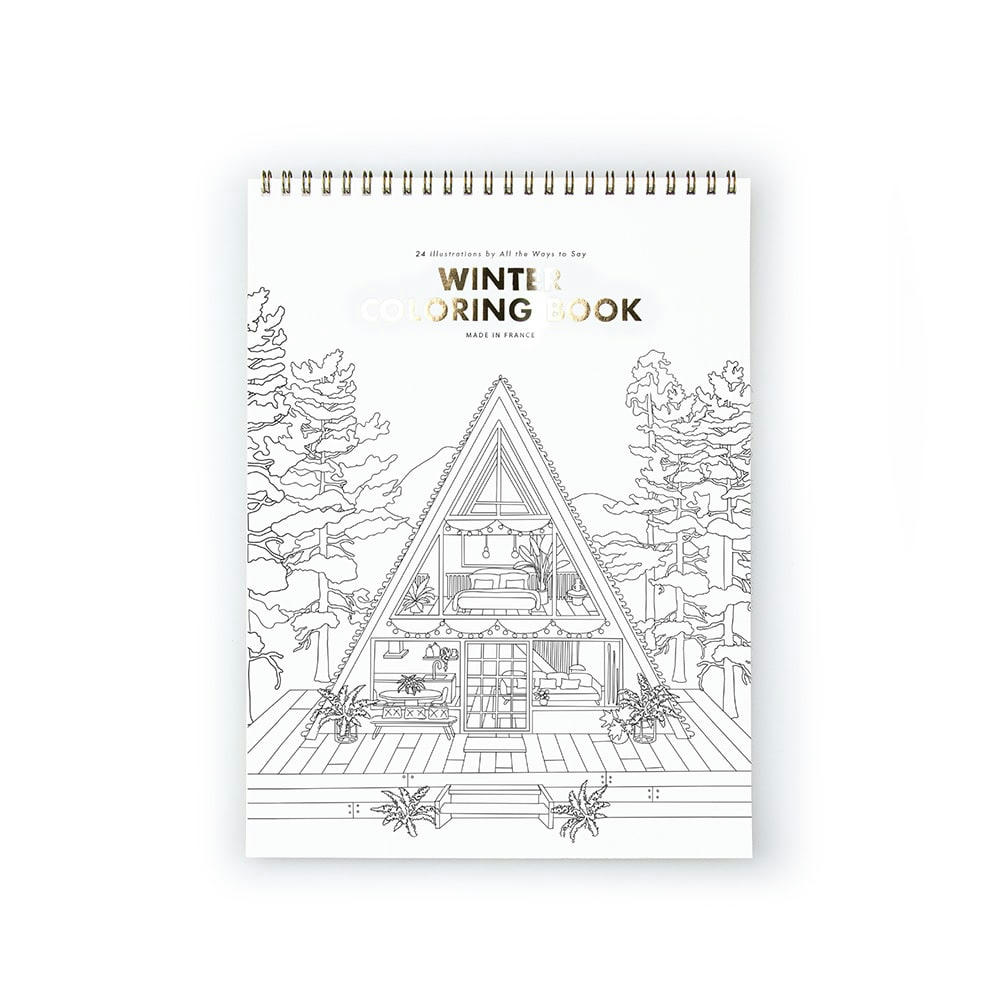 - Cahier de coloriage edition hivernale