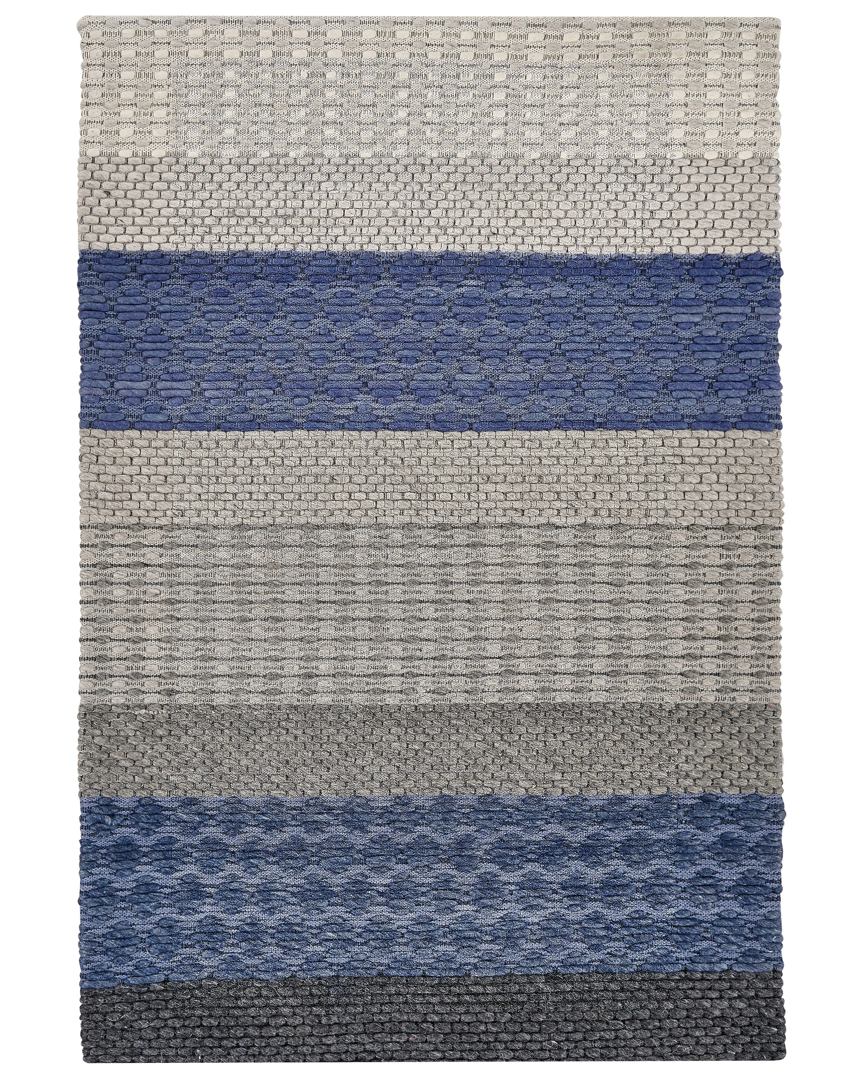 Rug AKKAYA Blue 140 x 200 cm Wool