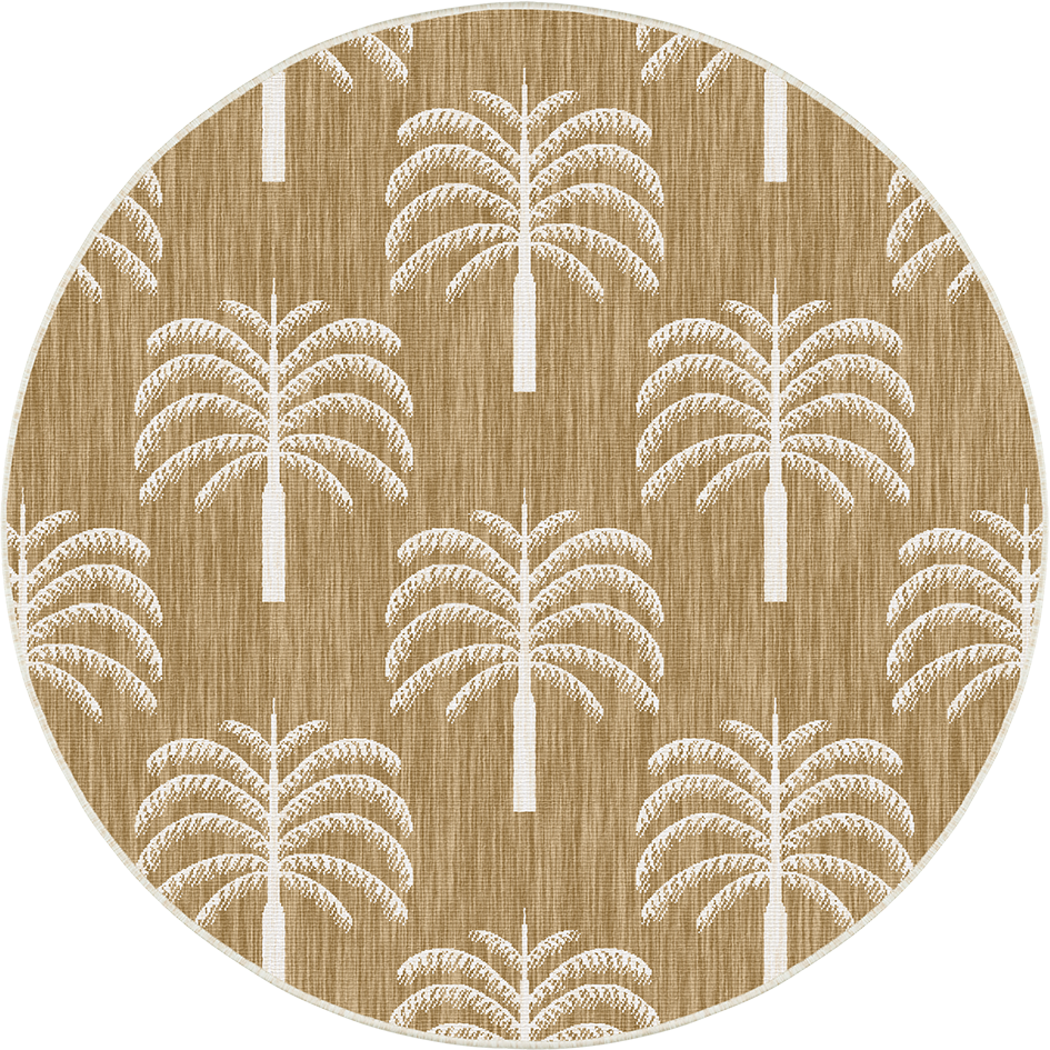 Rond buitenkleed Oase jute - Interieur05 - 240 x 240 cm