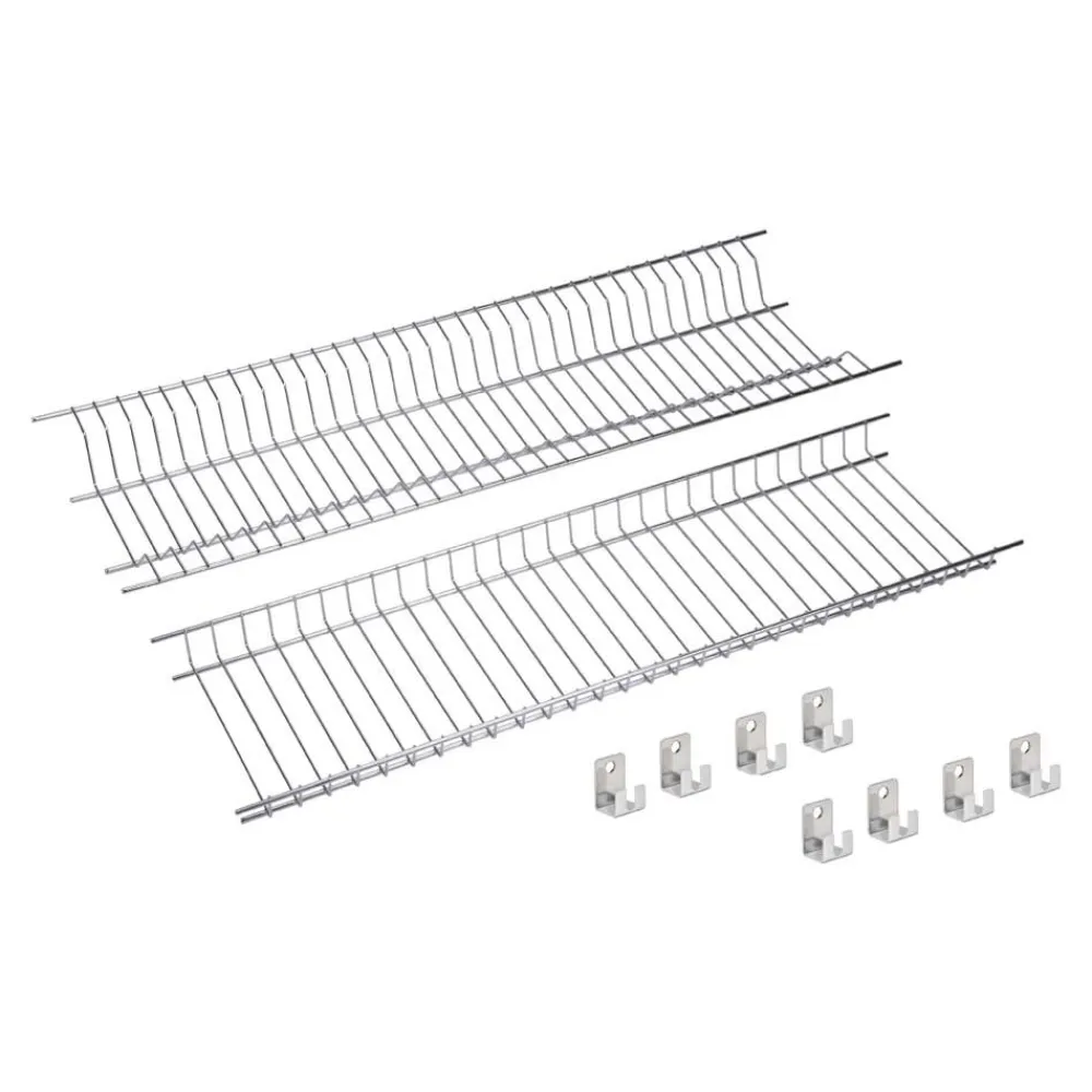 Sauvic stainless steel Kit dish drainer cabinet 55 cm