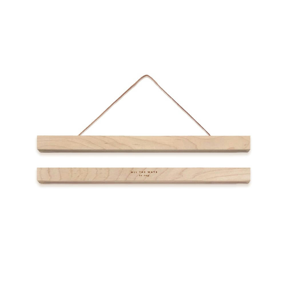 - Baguettes aimantées porte poster 31cm en érable