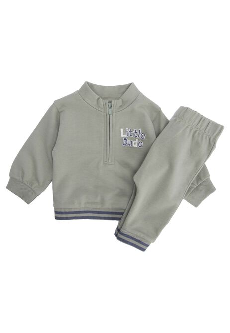 Baby Boys Sage Sweatshirt & Joggers Set