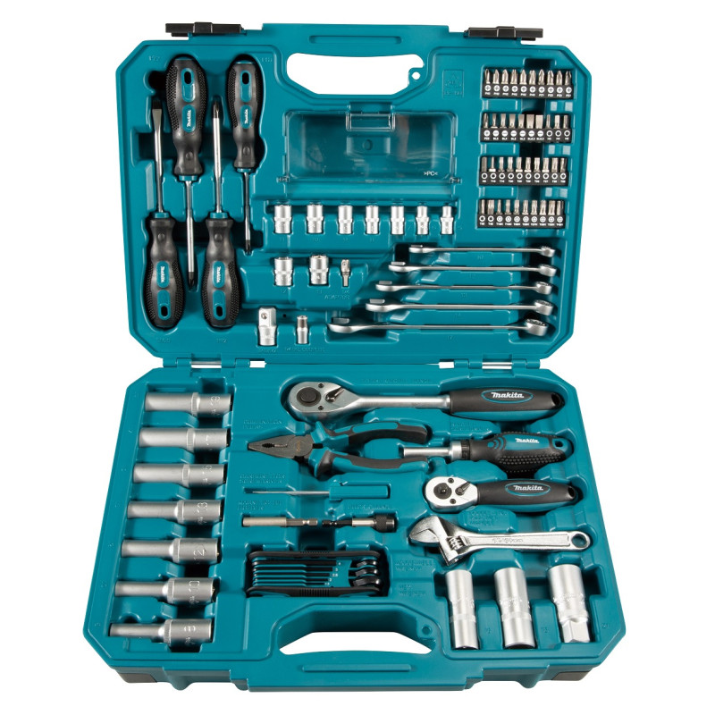 Mallette d'outillage à main avec embouts 87 pièces MAKITA
