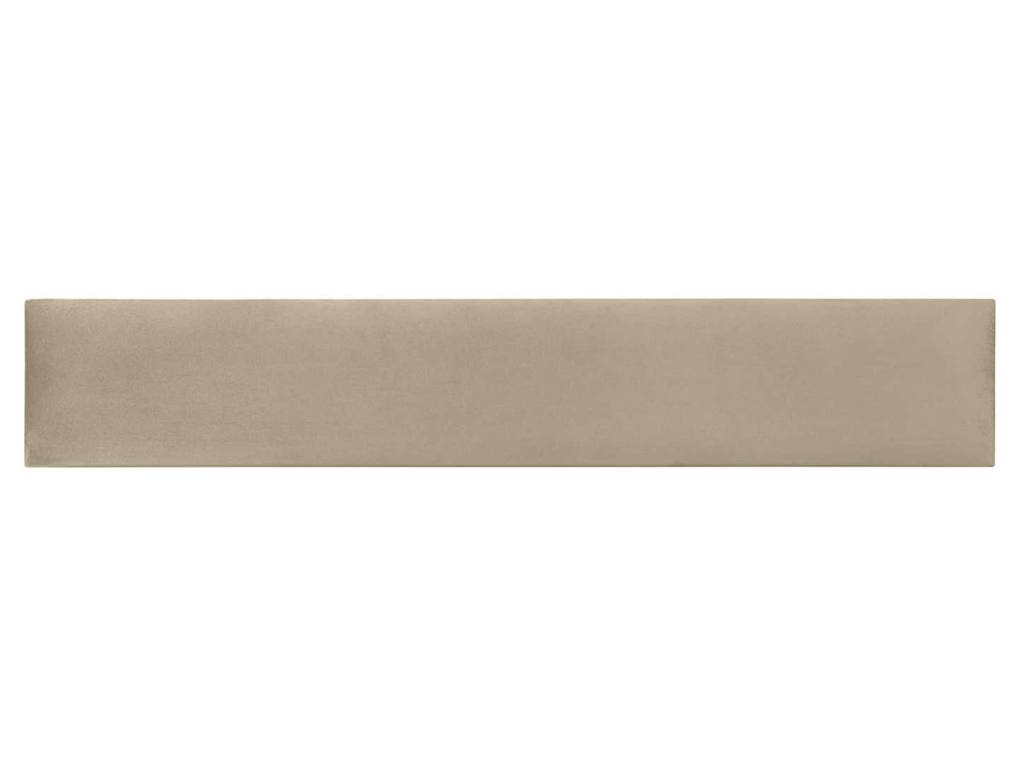 Panel tapicerowany prostokątny 90x15 cm ciemnobeżowy