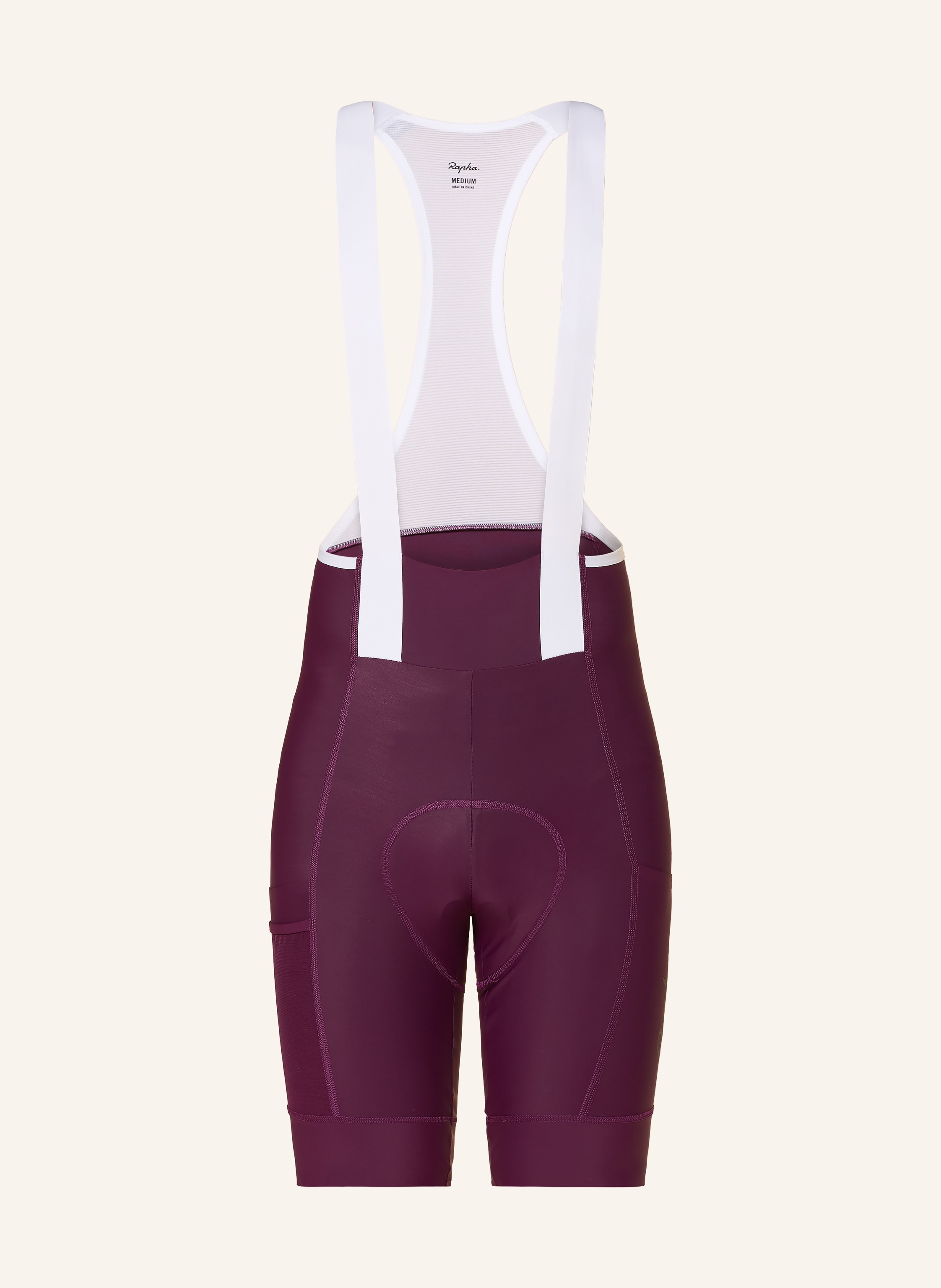 Rapha Radhose BREVET ELEMENT CARGO BIB mit Trägern und gepolstertem Einsatz