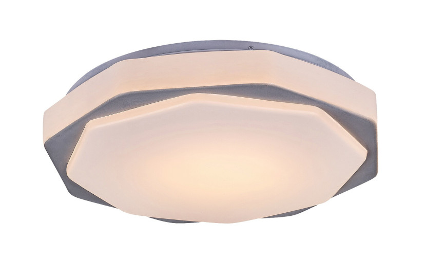 Plafon Dettora z pilotem okrągły szary LED 1x18W 37cm 1150lm IP20 Rabalux