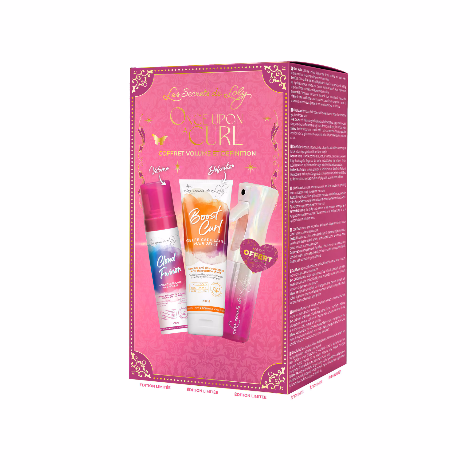 ONCE UPON A CURLCoffret - cheveux volume & définition