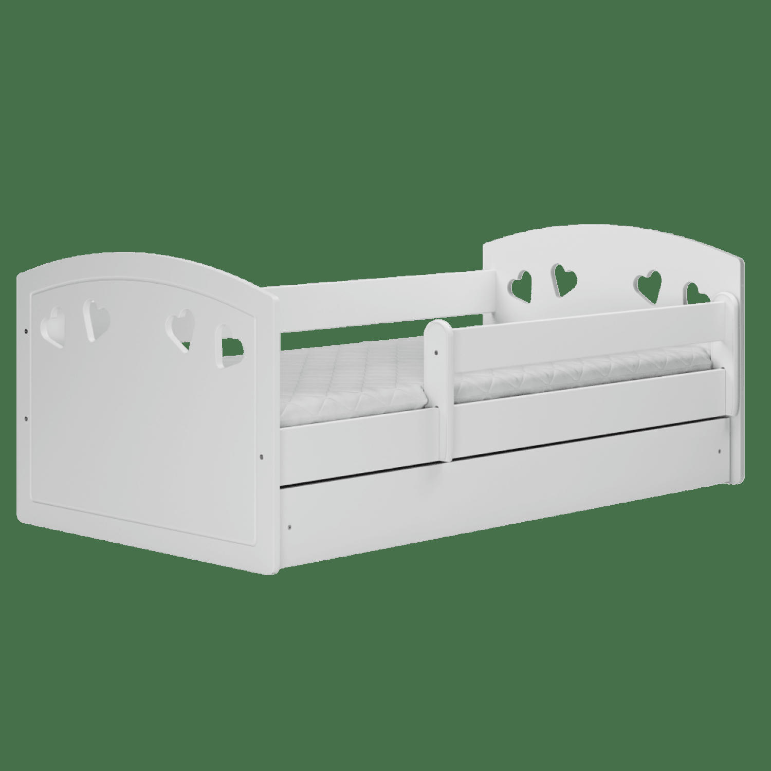 JULIA - Lit Enfant à barrière 140x80 cm avec tiroir - matelas non inclus