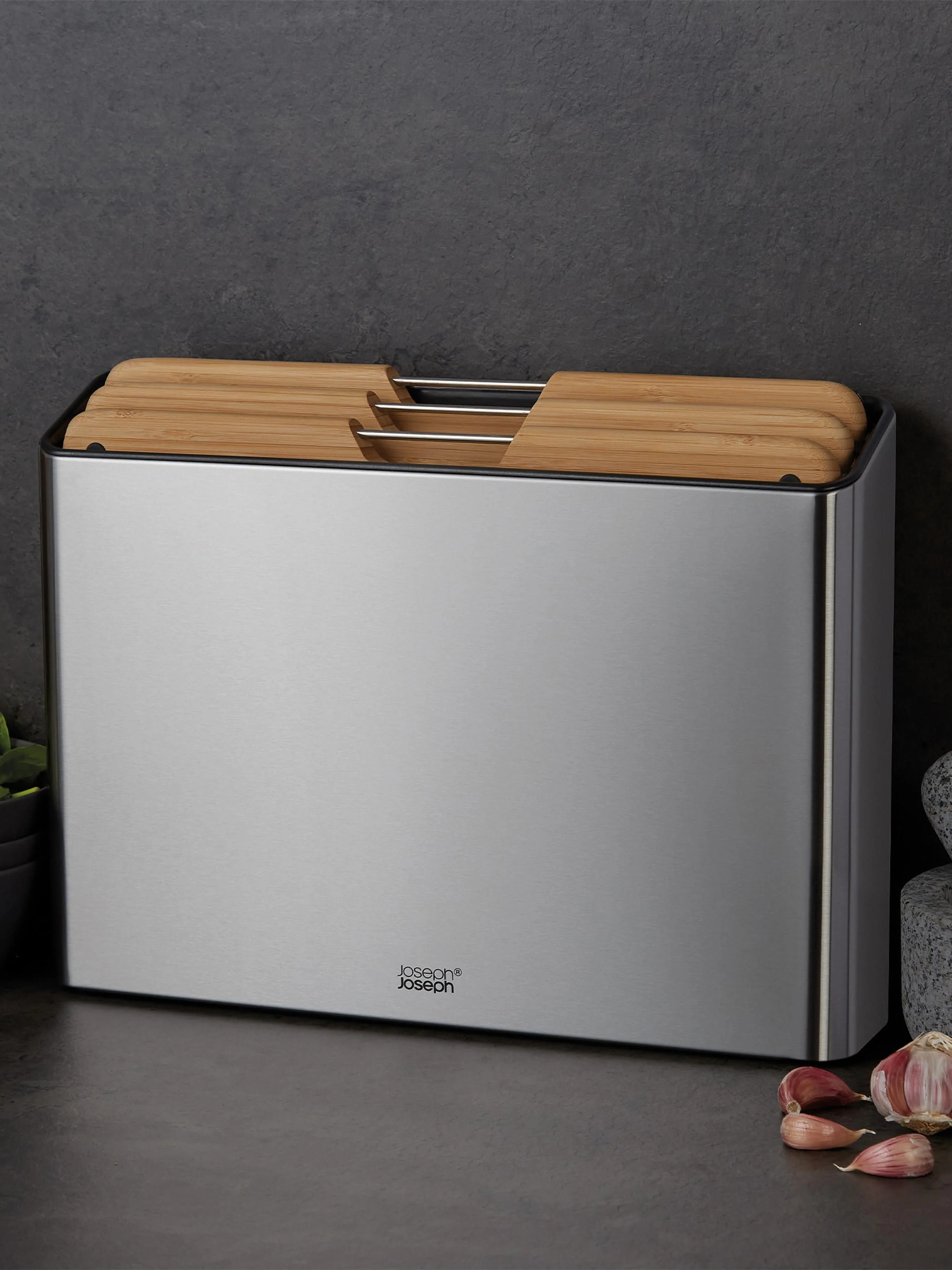 Schneidebretter Folio mit Ständer, 4er-Set