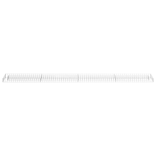 NNEVL Gabion Raised Bed Galvanised Steel 360x30x10 cm